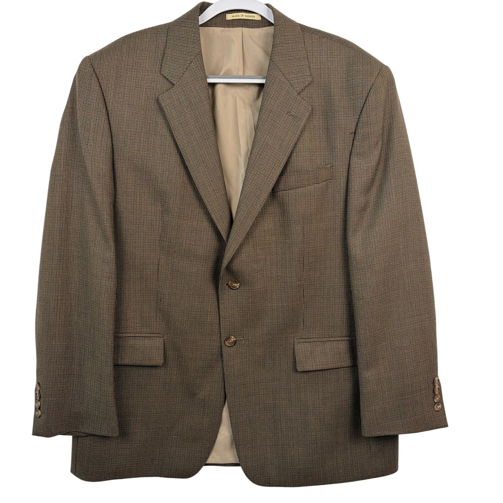 Lauren Ralph Lauren Blazer 44R Brown Wool Excellent